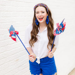 HSWE headband side profile on model for comfortable fit and all-day wear benefit