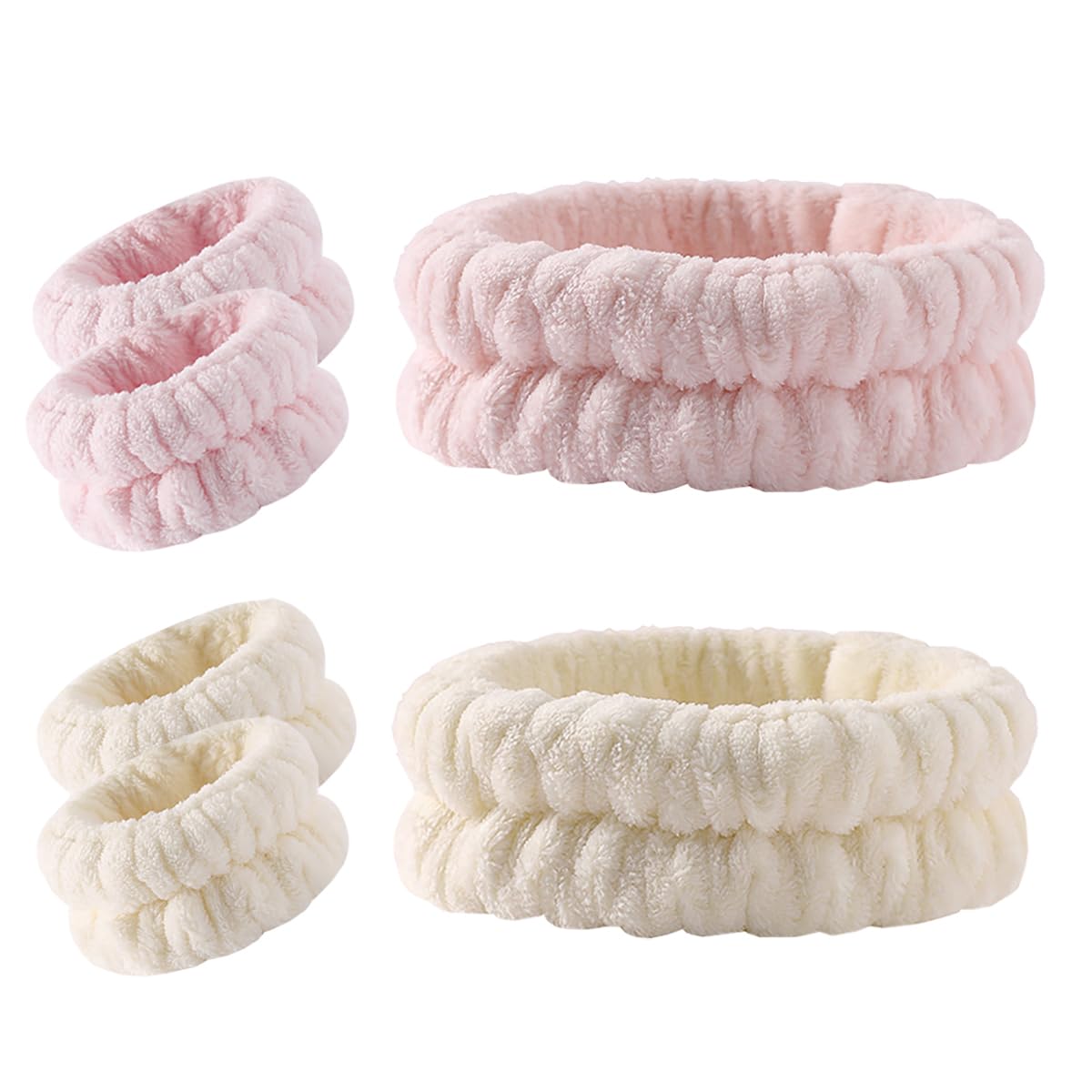 HTEGM front view of wristband and headband set showing compact packaging and portability