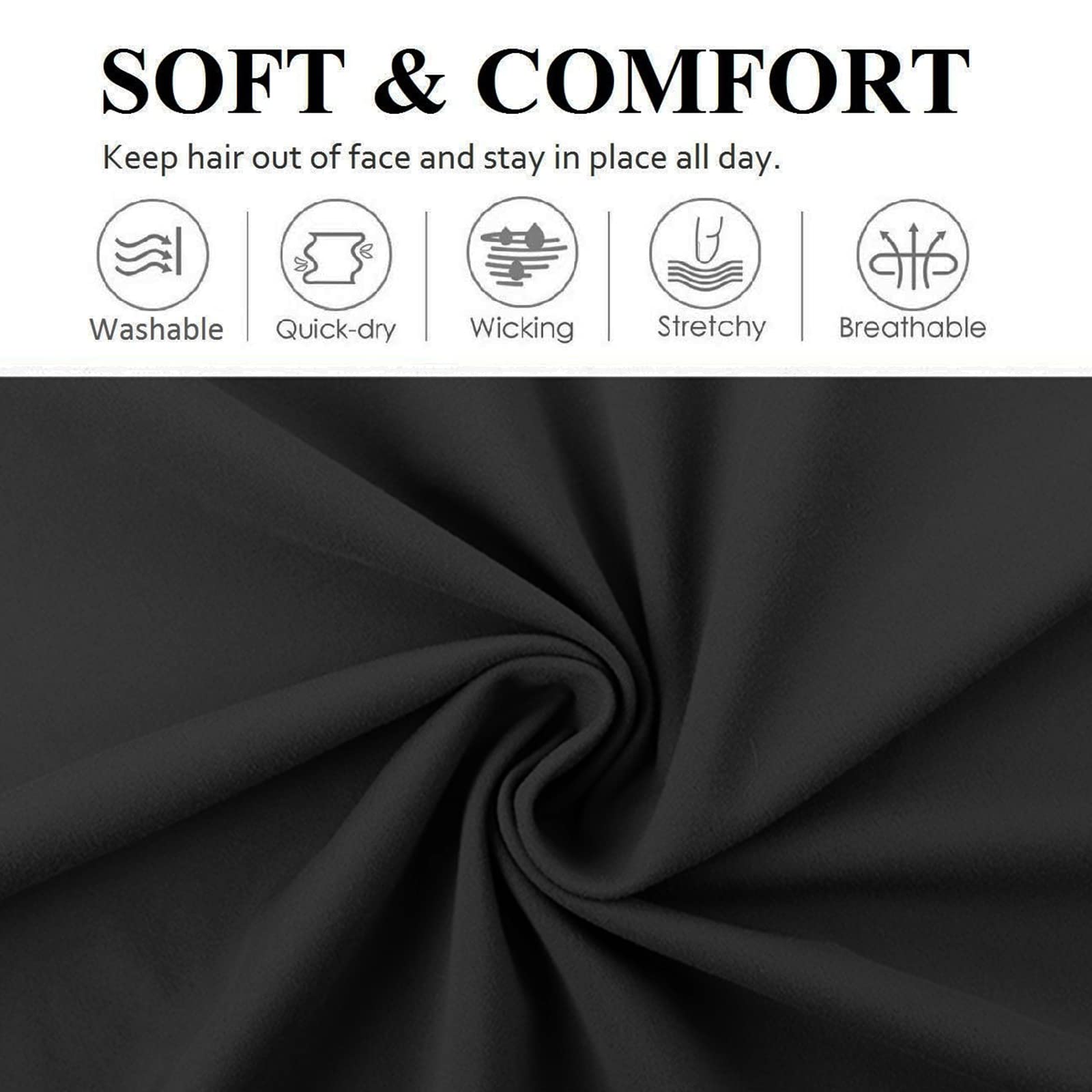 Huachi close-up of knit texture highlighting soft stretch fabric for comfortable wear