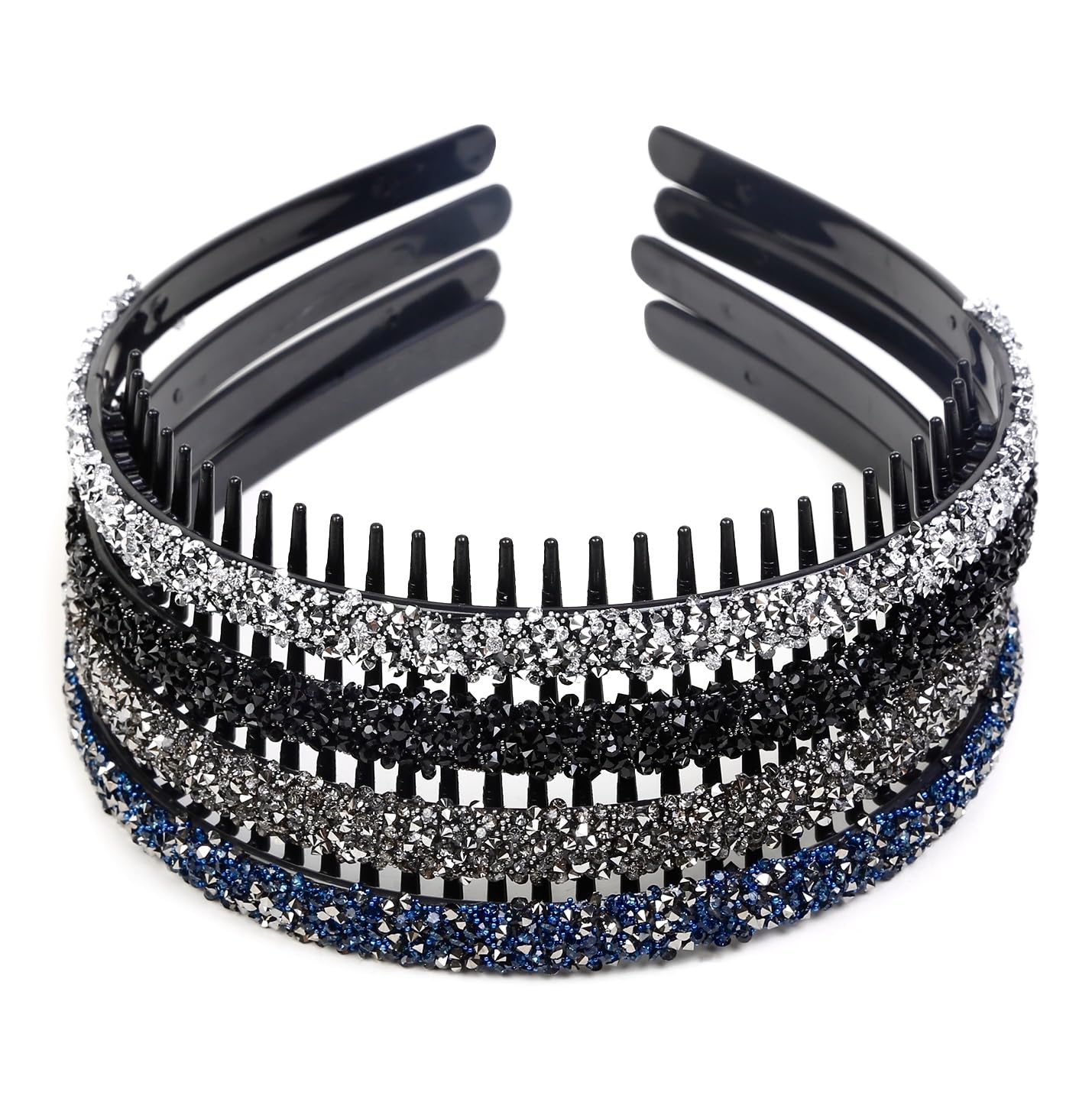 Huachi rhinestone close-up showing sparkle and secure stone setting