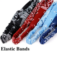 Huachi elastic back stretched to demonstrate fit and secure non-slip hold for comfort
