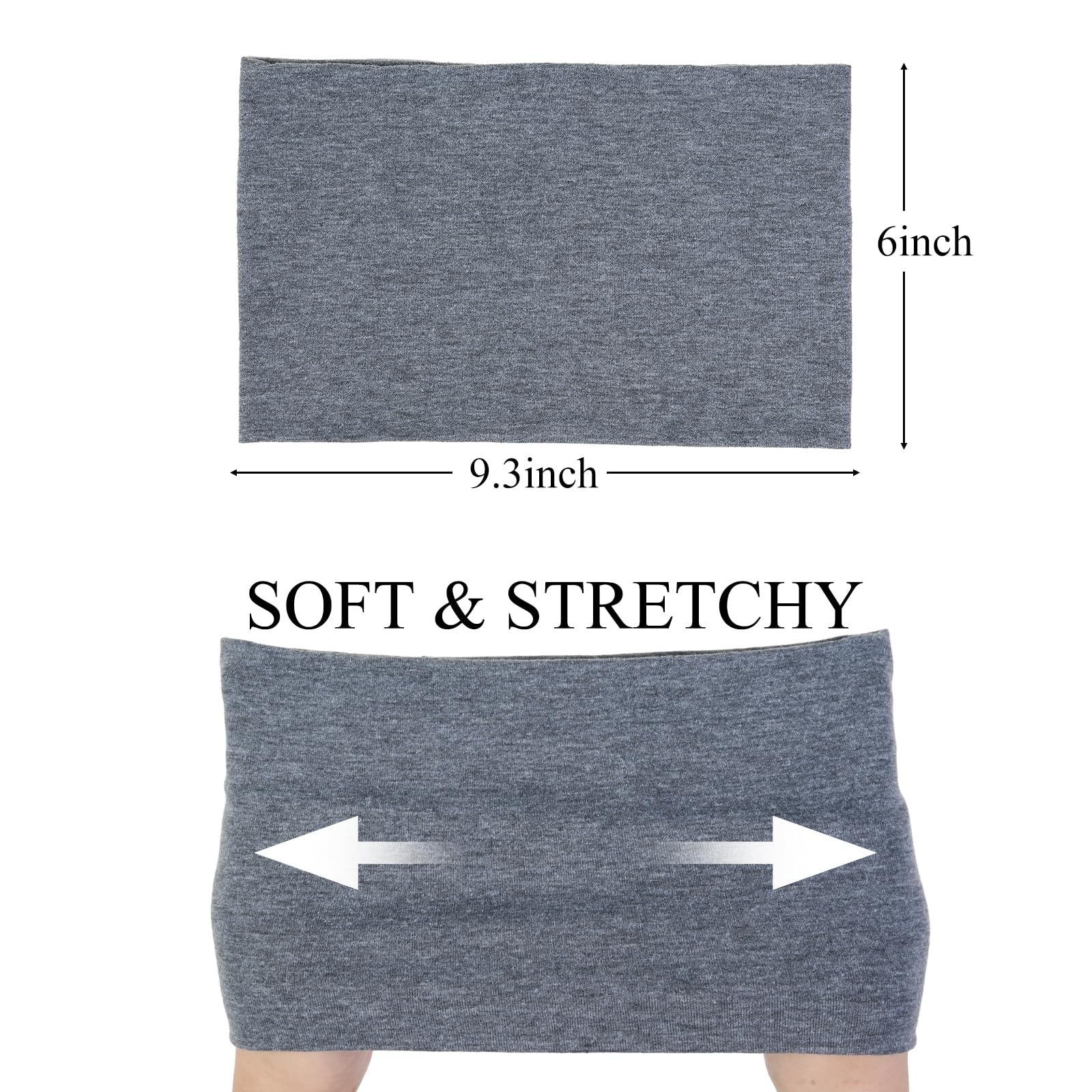 Huachi headband folded double-layer to show extra sweat absorption and support