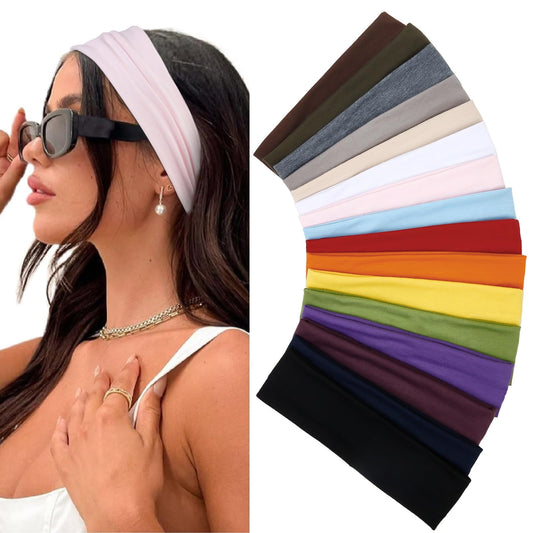 Huachi front pack display showing 16 headbands and easy access for selection