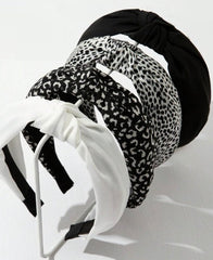 Huachi front view of all four headbands showing color choices and convenience