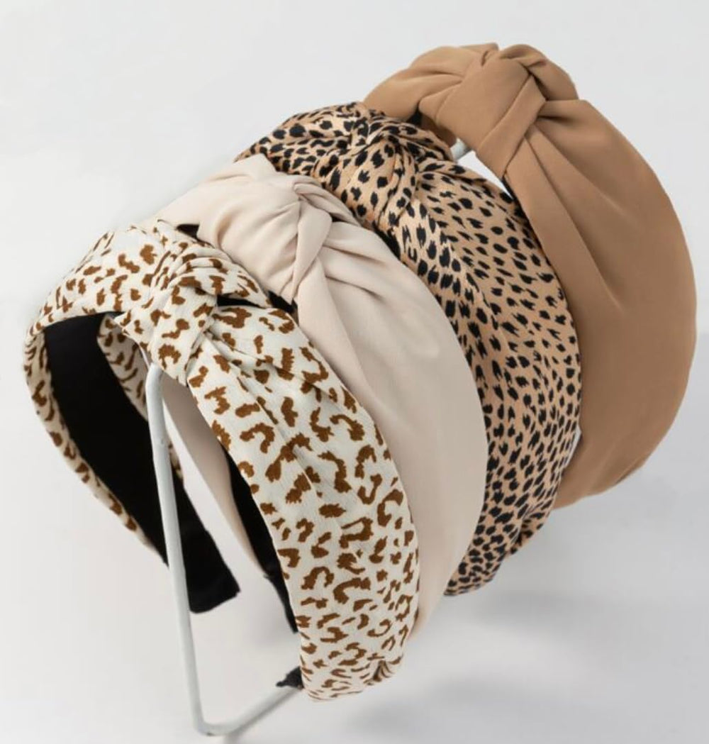 Huachi front view of four-piece headband set shows variety and easy styling