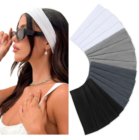Huachi front packaging showing 16 headbands and easy storage benefit