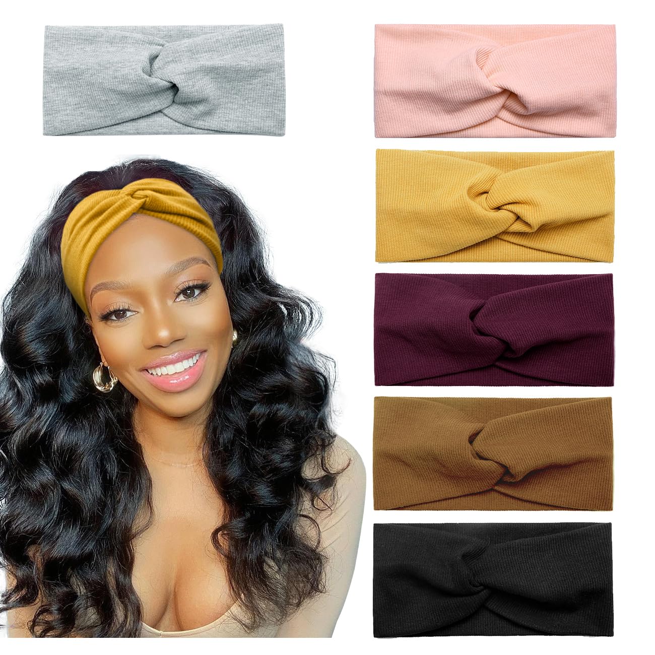 Huachi front packaging showing six headbands and value pack benefit