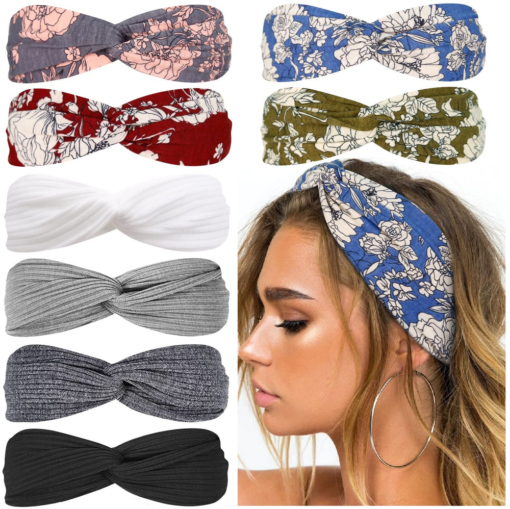 Huachi front view packaging showing headbands for quick styling