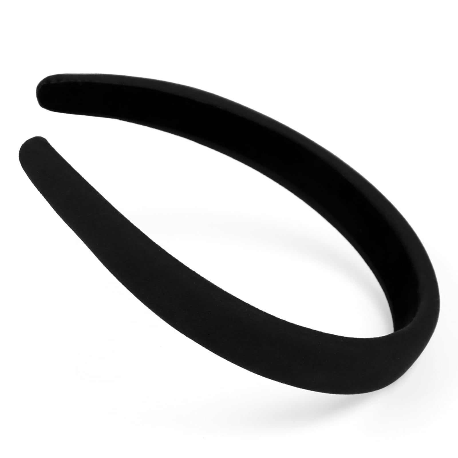 Huachi headband styled with formal dress showing polished holiday-ready look benefit