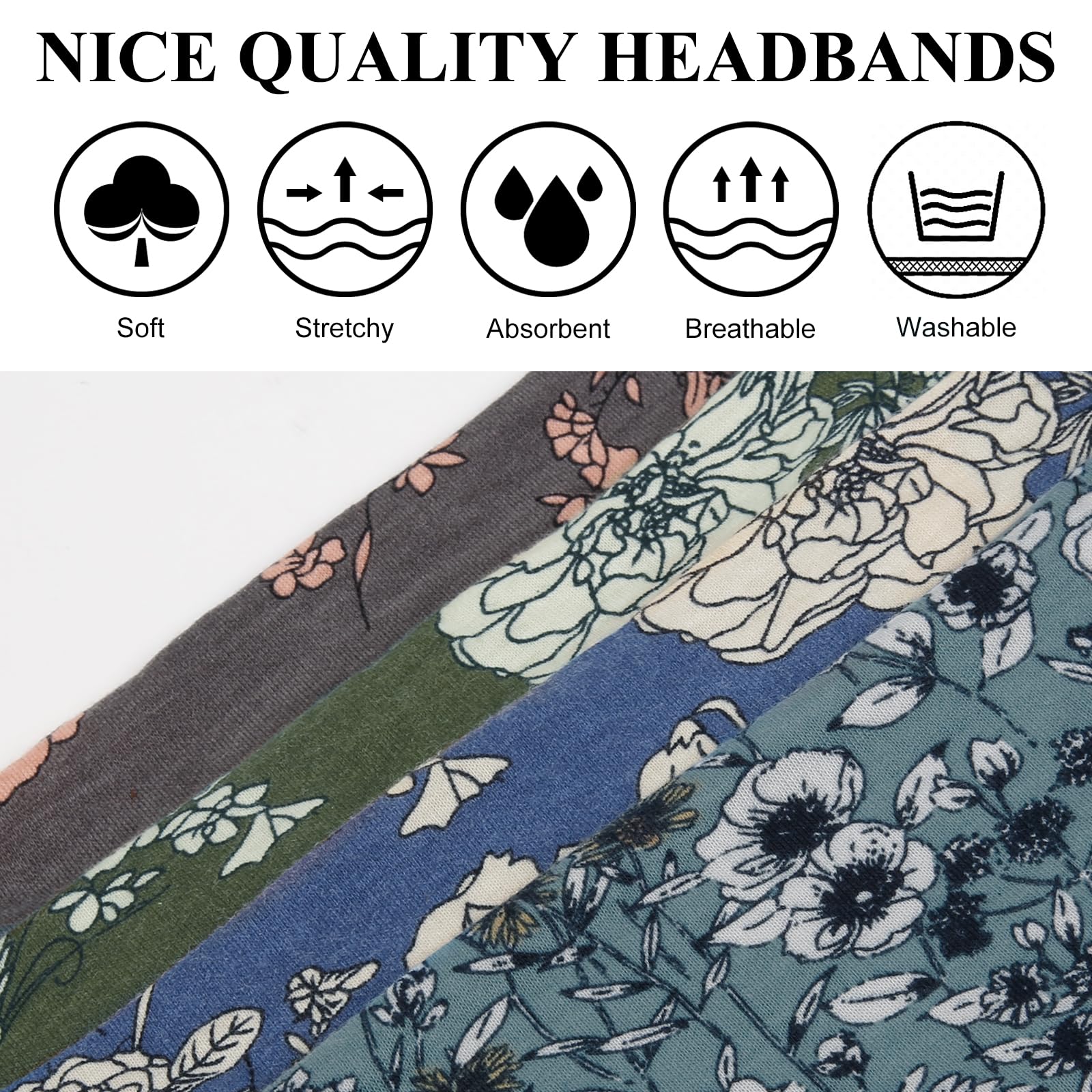 Huachi headband worn during yoga showing sweat control and stable hold