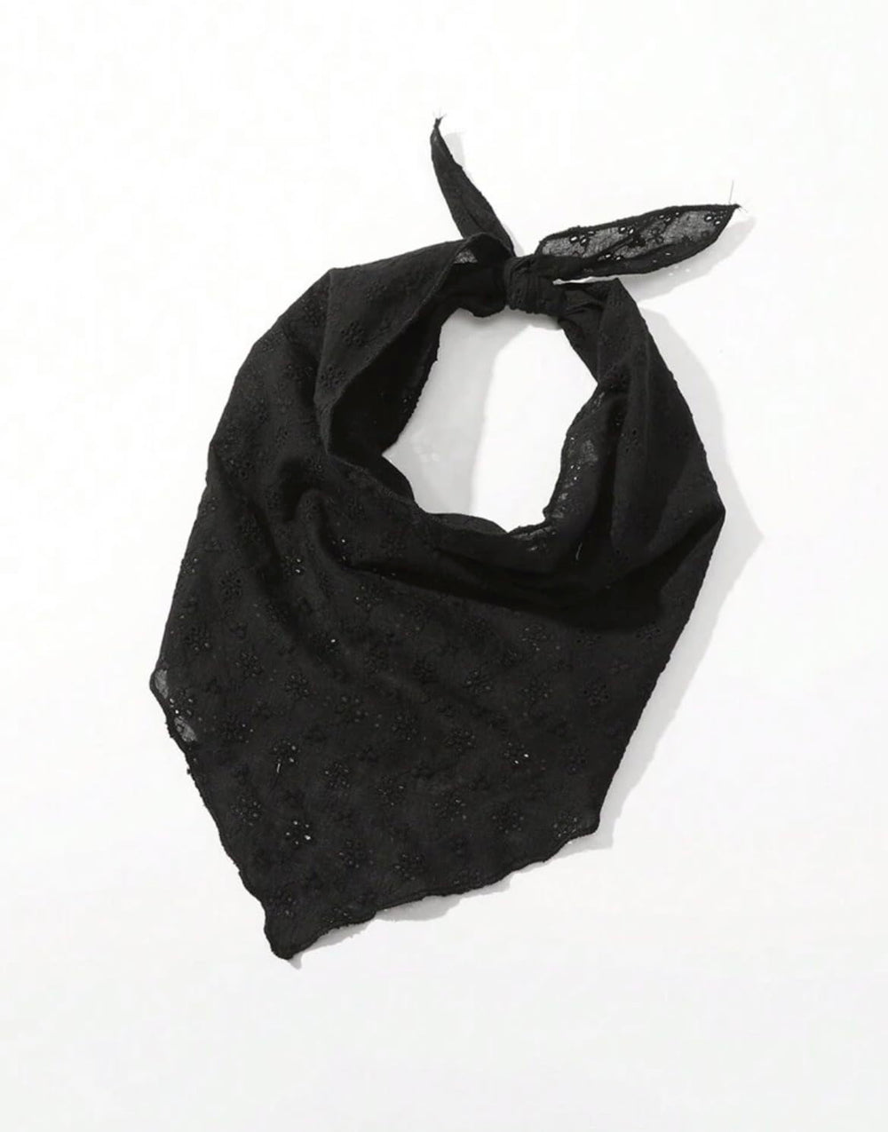 Huachi close-up of lace floral cutout detail offering decorative breathability