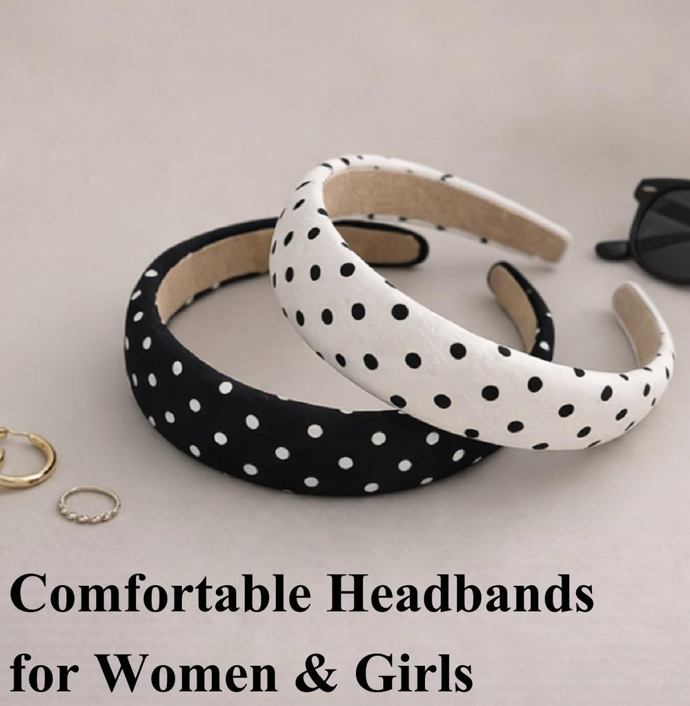 Huachi headband on curly updo showing compatibility with textured hair benefit