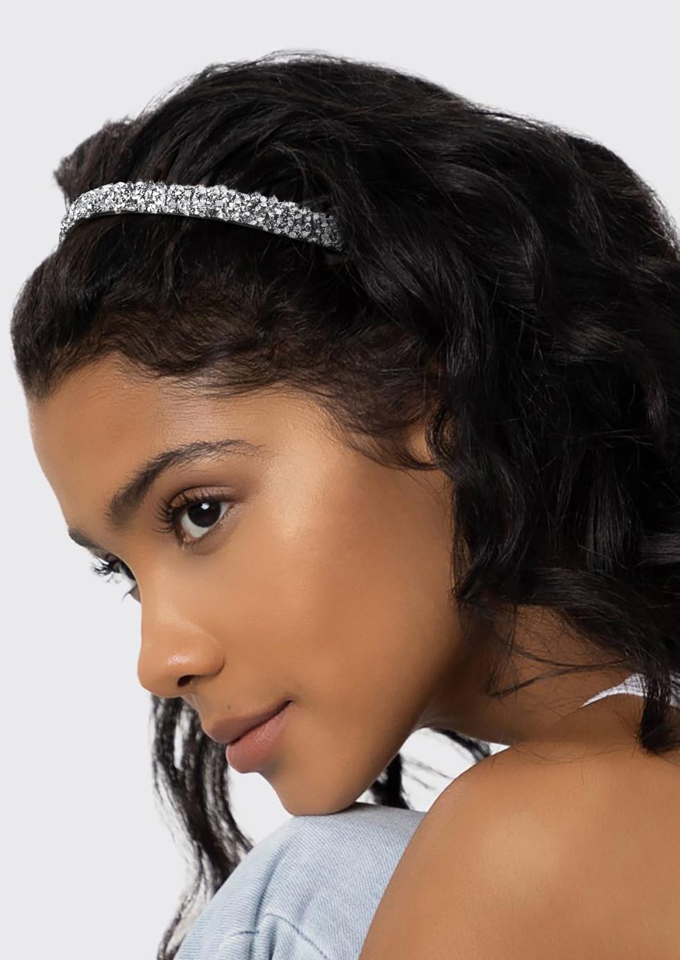 Huachi headband beside ruler showing size and wearable scale