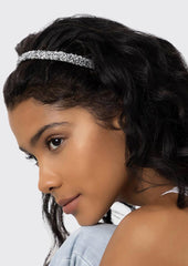 Huachi headband beside ruler showing size and wearable scale
