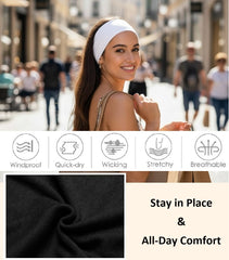 Huachi side profile on model highlighting no-pinch comfortable fit