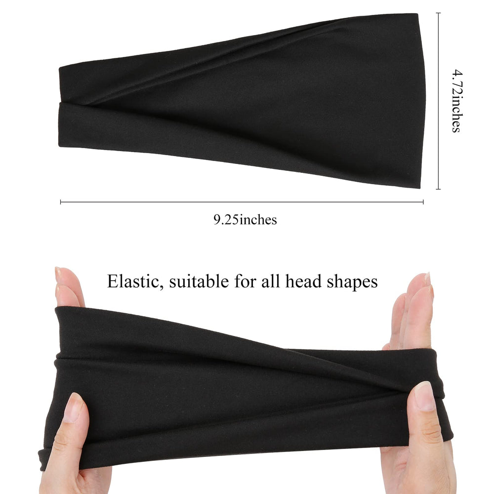 Huachi worn during yoga on a woman keeping bangs back and sweat away during practice