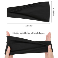 Huachi worn during yoga on a woman keeping bangs back and sweat away during practice