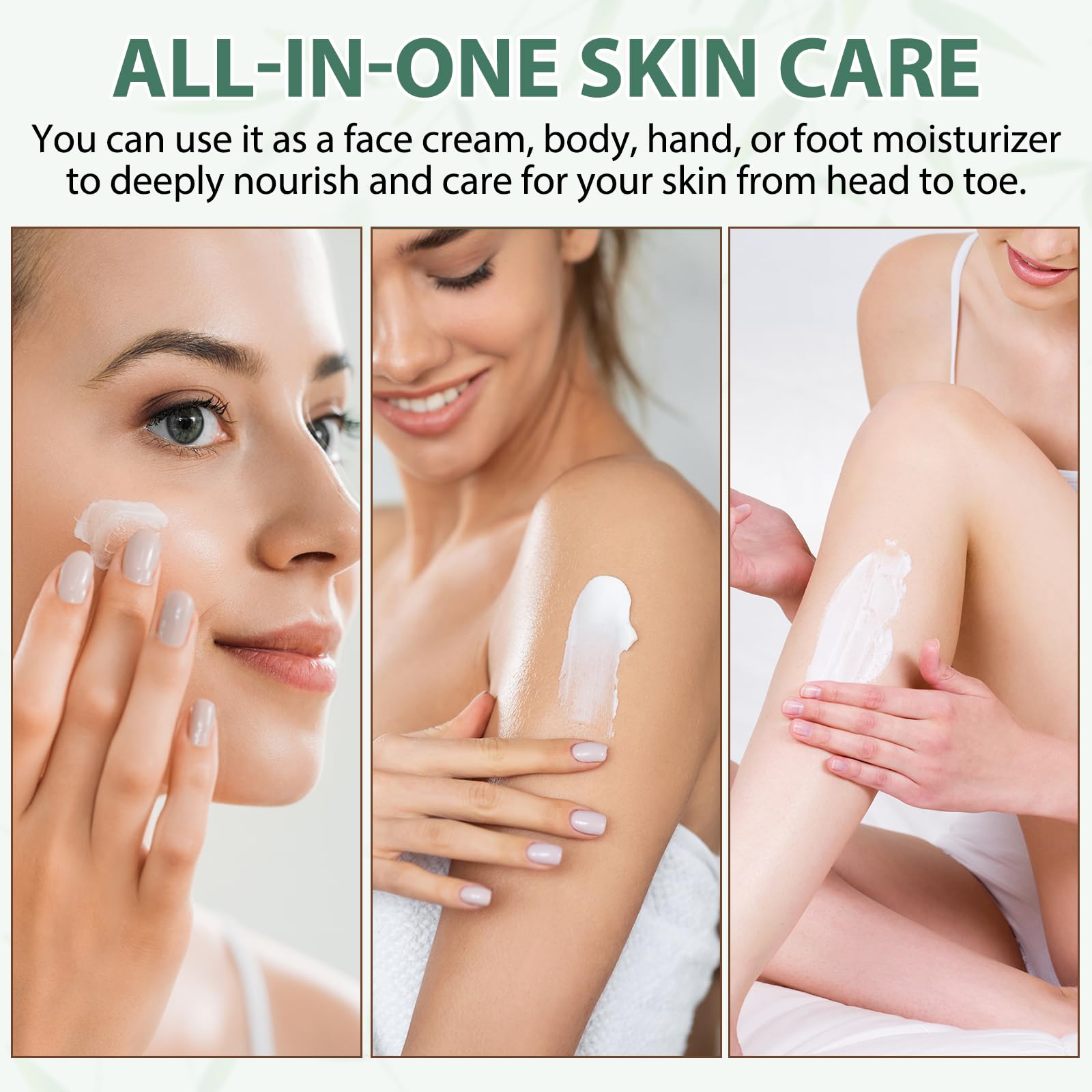 HUALIJIA applying balm to face demonstrating lightweight moisturizing benefit