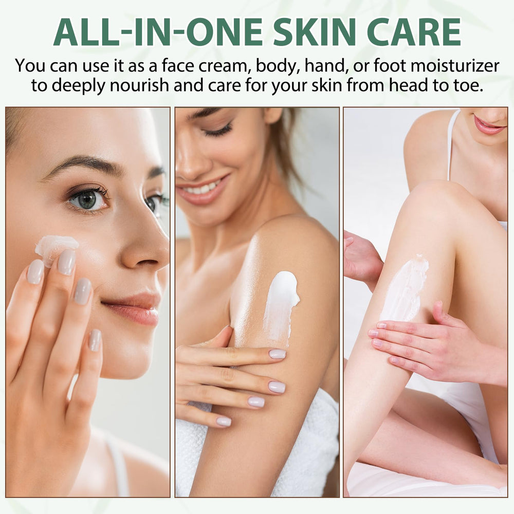 HUALIJIA applying balm to face demonstrating lightweight moisturizing benefit