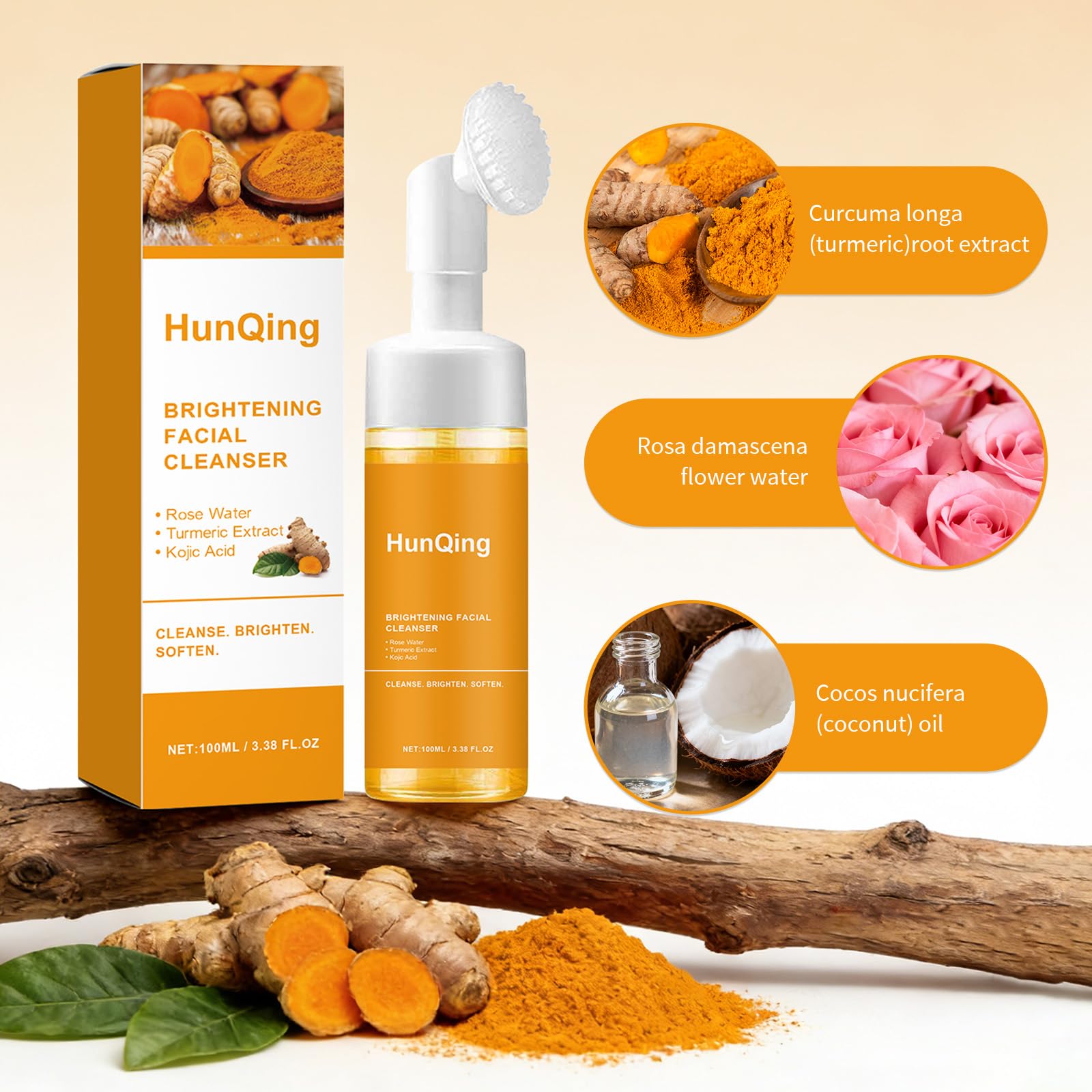 HuaQing in bathroom setting suggesting routine use and organized skincare shelf