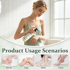 huatinent bottle held in hand showing 100ml size and travel-friendly benefit