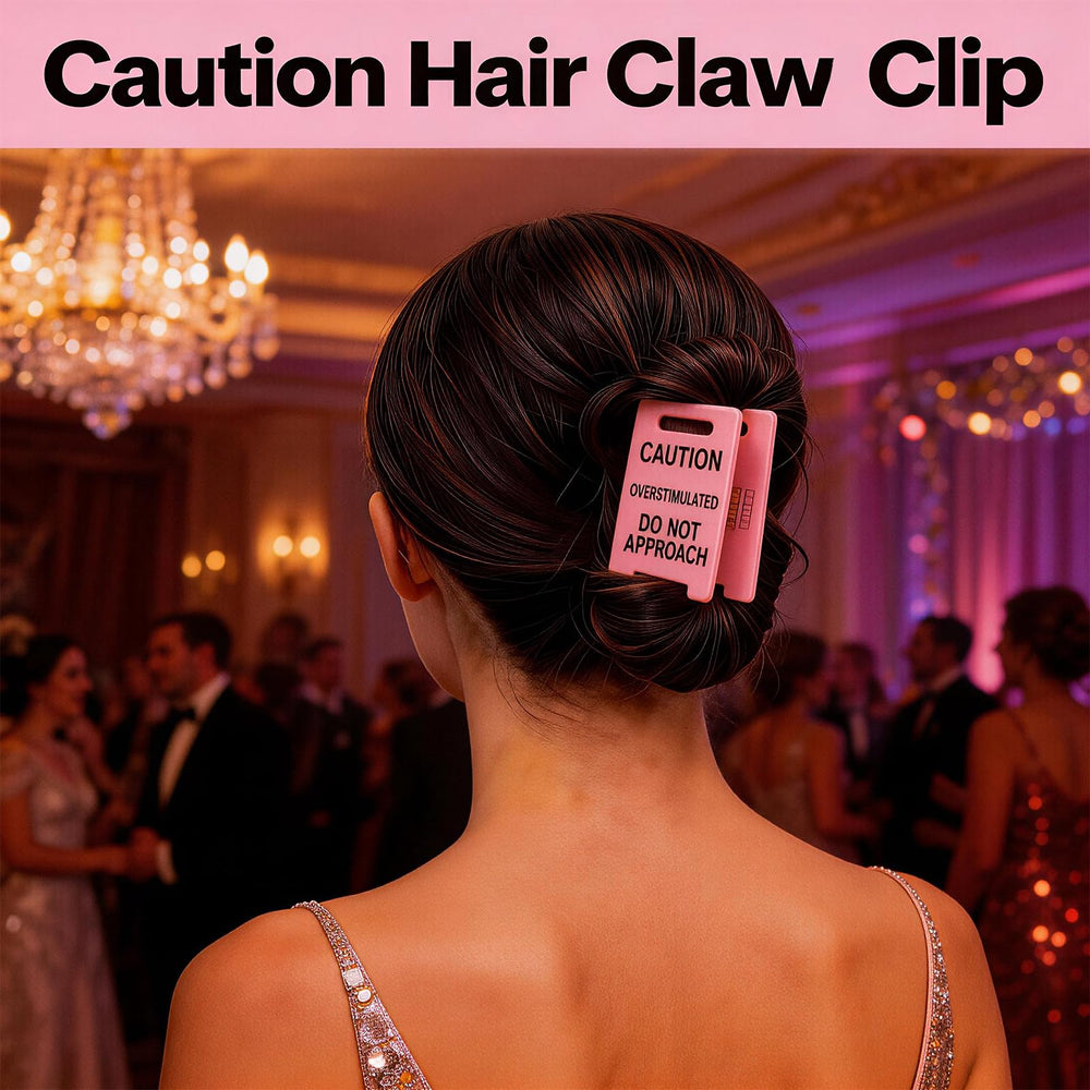 Hubaltuye clip worn securing hair in a styled look benefit: keeps hair tidy