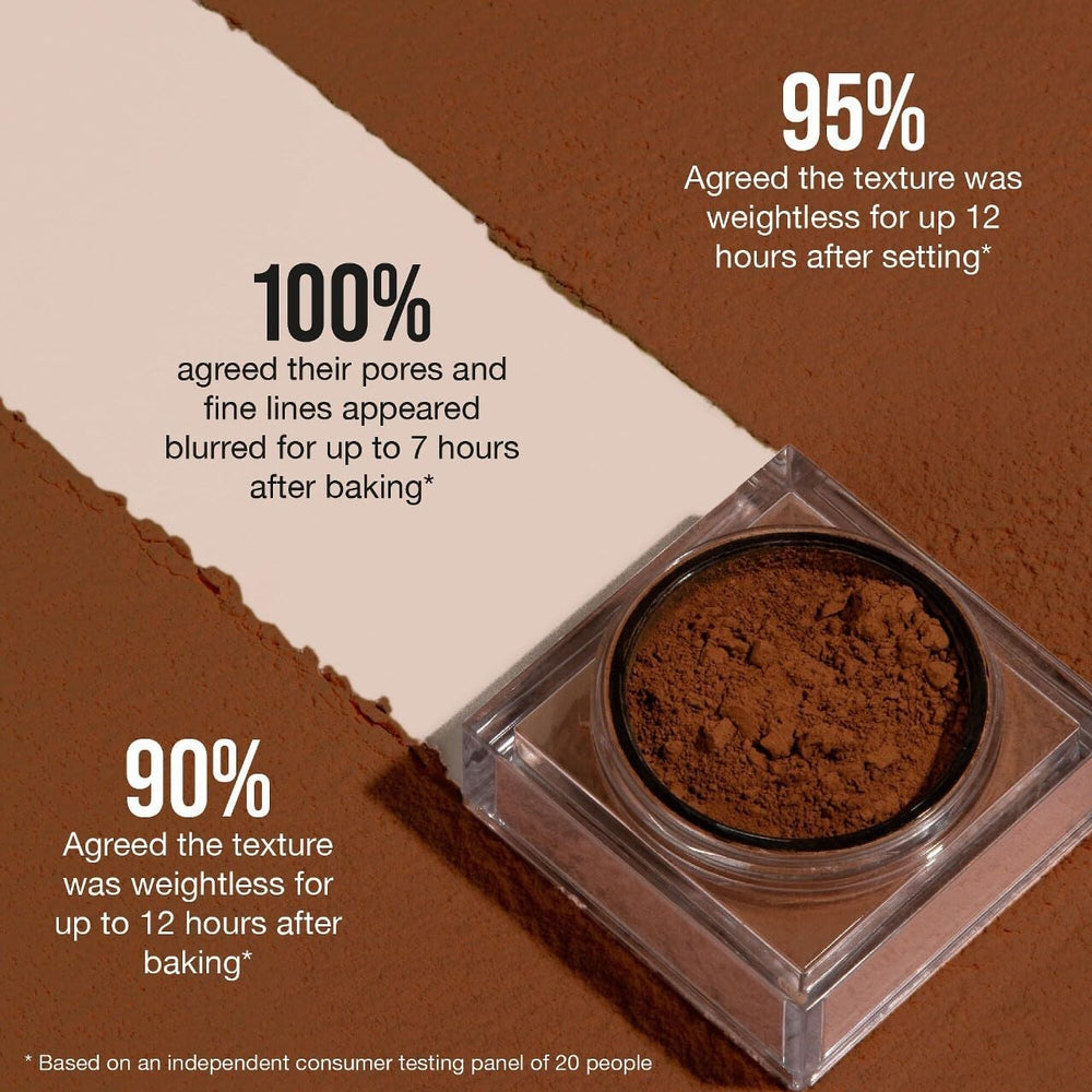 HUDA Beauty face swatch illustrating universal shade adapting to skin