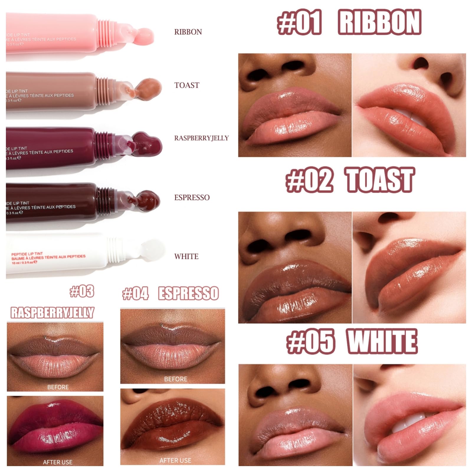 HUDABABY lifestyle model wearing gloss for natural daytime glow