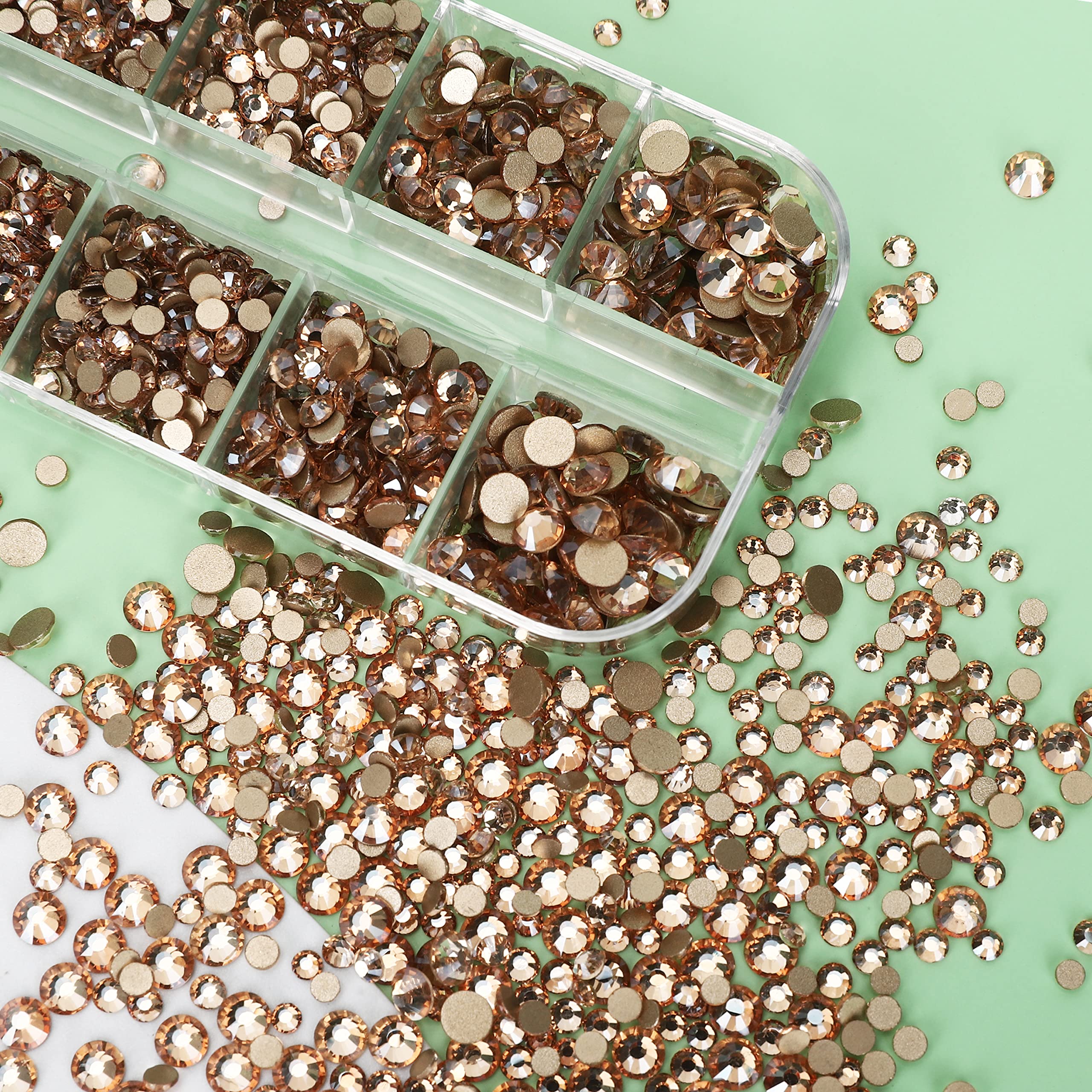 HUETFAT rhinestones on bridal nails in soft light, enhancing elegance for special occasions