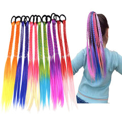 HUJIANWEN child wearing braid at party demonstrating fun costume use