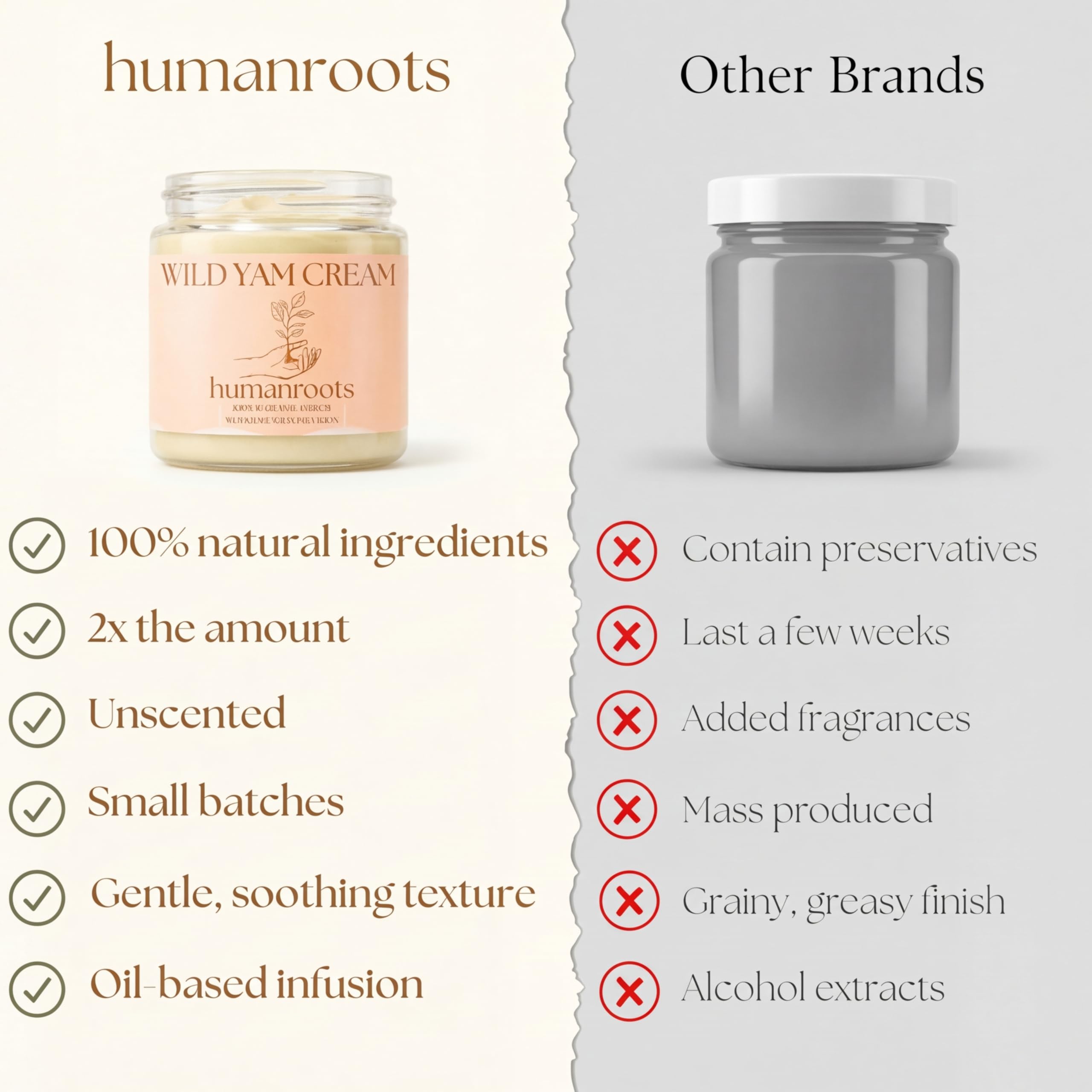 humanroots size comparison 4oz jar beside hand showing portable everyday use