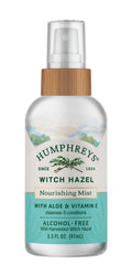 Humphreys bottle front packaging showing clean botanical design and travel benefit