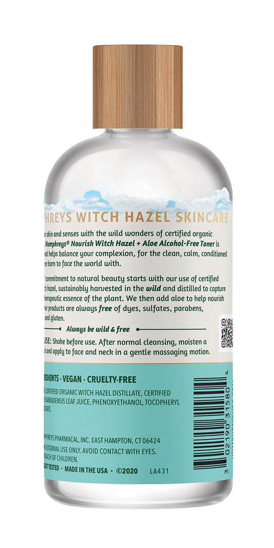 Humphreys label closeup highlighting natural ingredients and ingredient transparency benefit