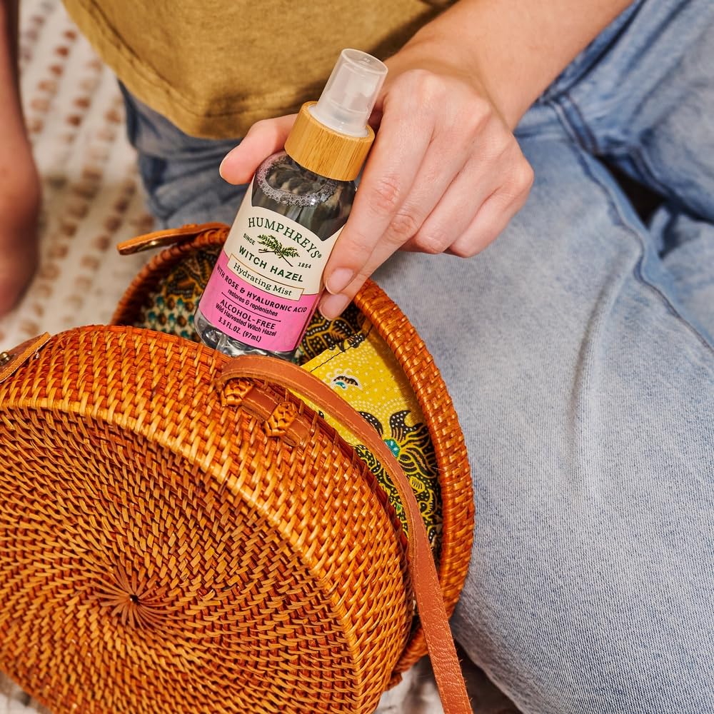 Humphreys label detail highlighting natural ingredients and ethical badges