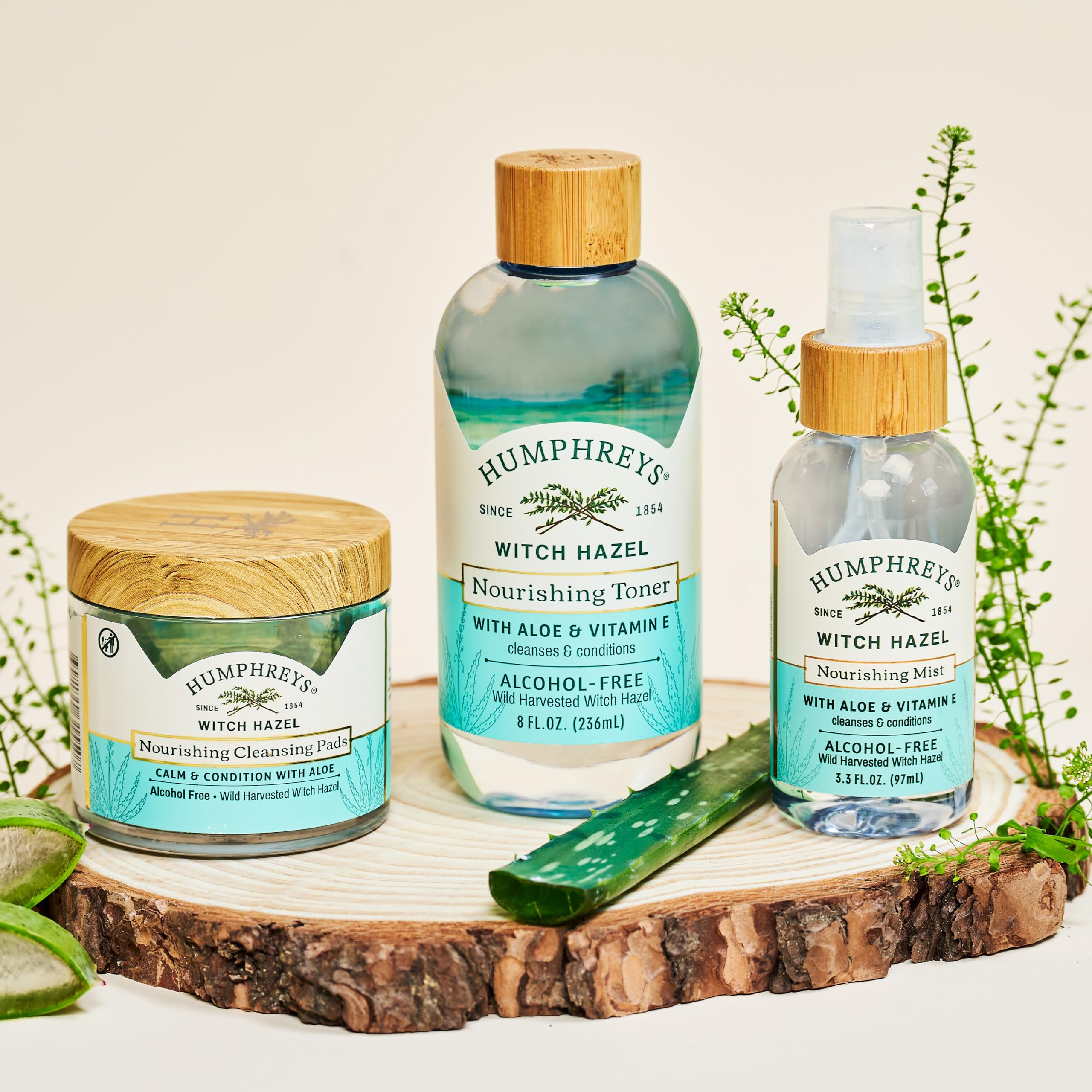 Humphreys label close-up showing organic wild-harvest credibility