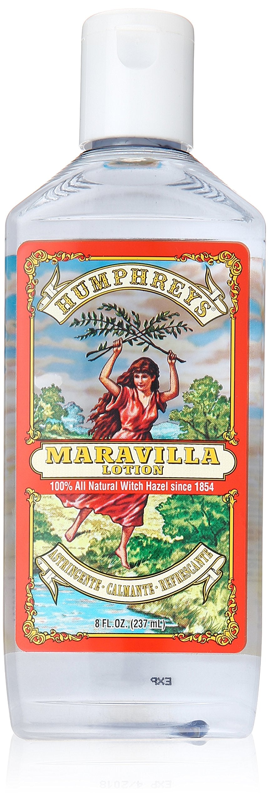 Humphreys Maravilla lotion front packaging showing label and size — gentle care