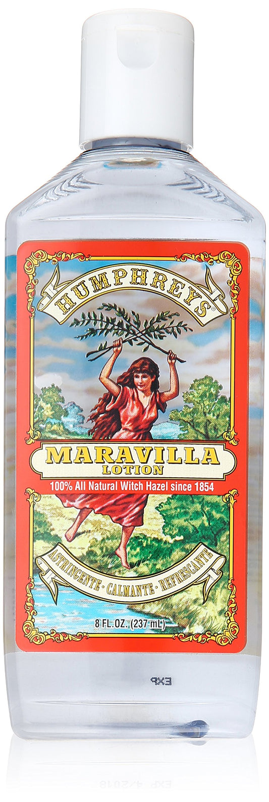 Humphreys Maravilla lotion front packaging showing label and size — gentle care