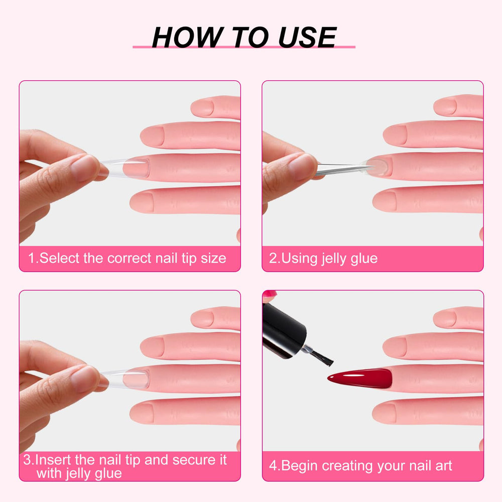 HungGato applying acrylic tips in use demonstrating stable hold and easier practice