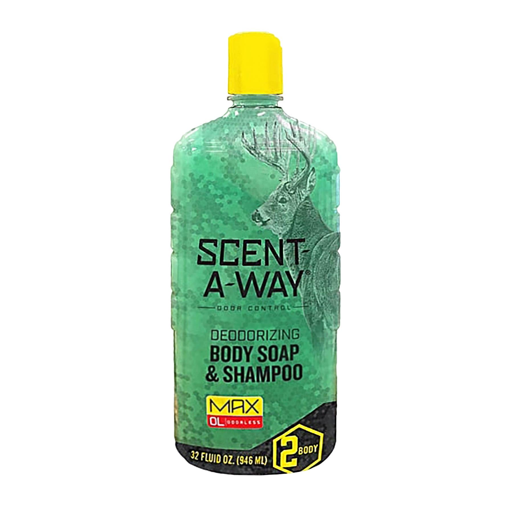 Hunters Specialties bottle front view showing size and scent-control benefit