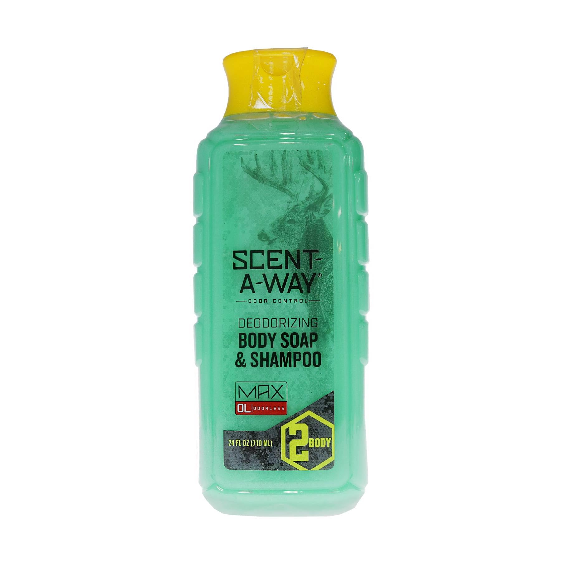 Hunters Specialties front bottle view showing clean scent control benefit