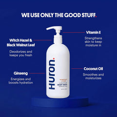 Huron pump dispensing lather for easy one‑hand use benefit
