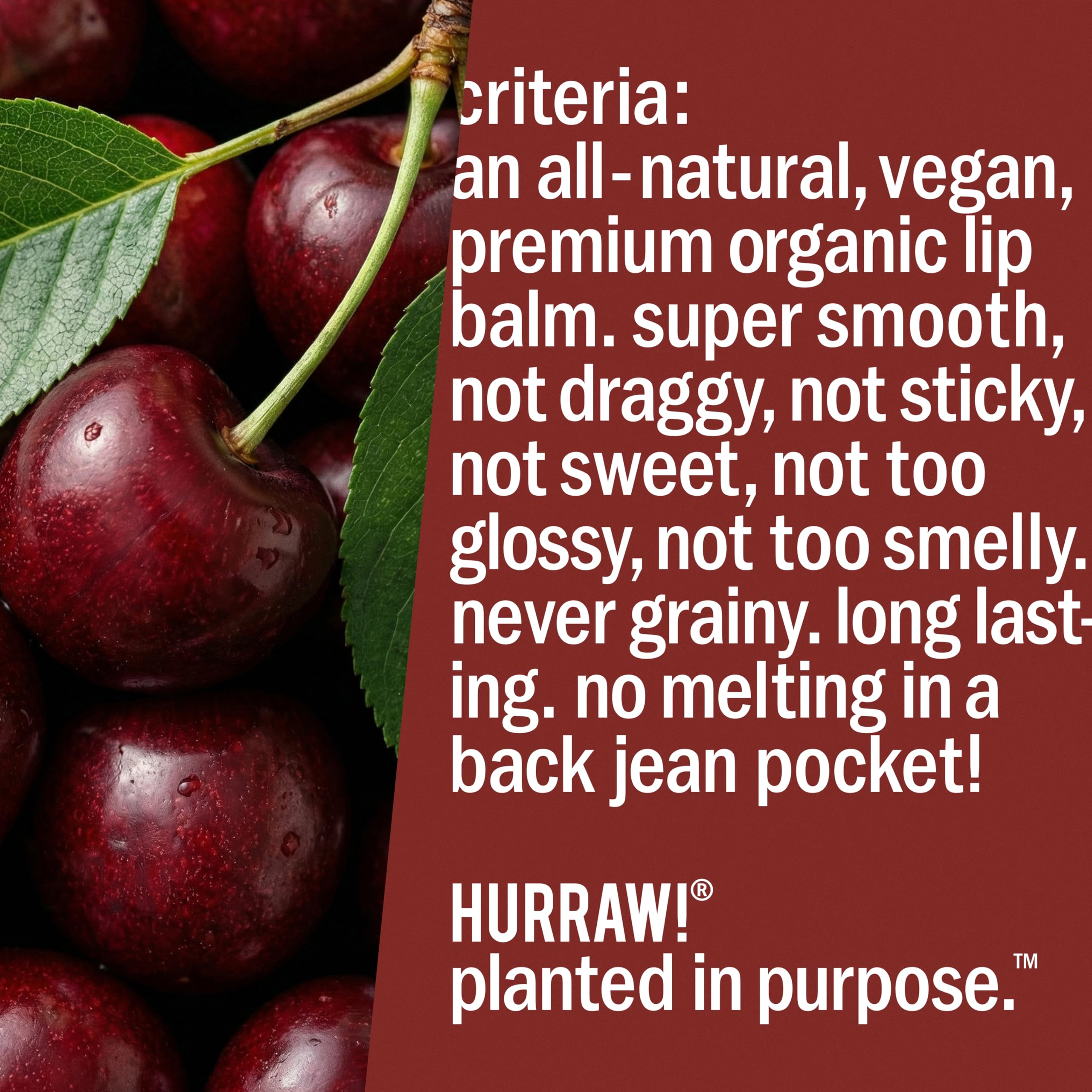 Hurraw! person applying balm outdoors showing natural, everyday use benefit