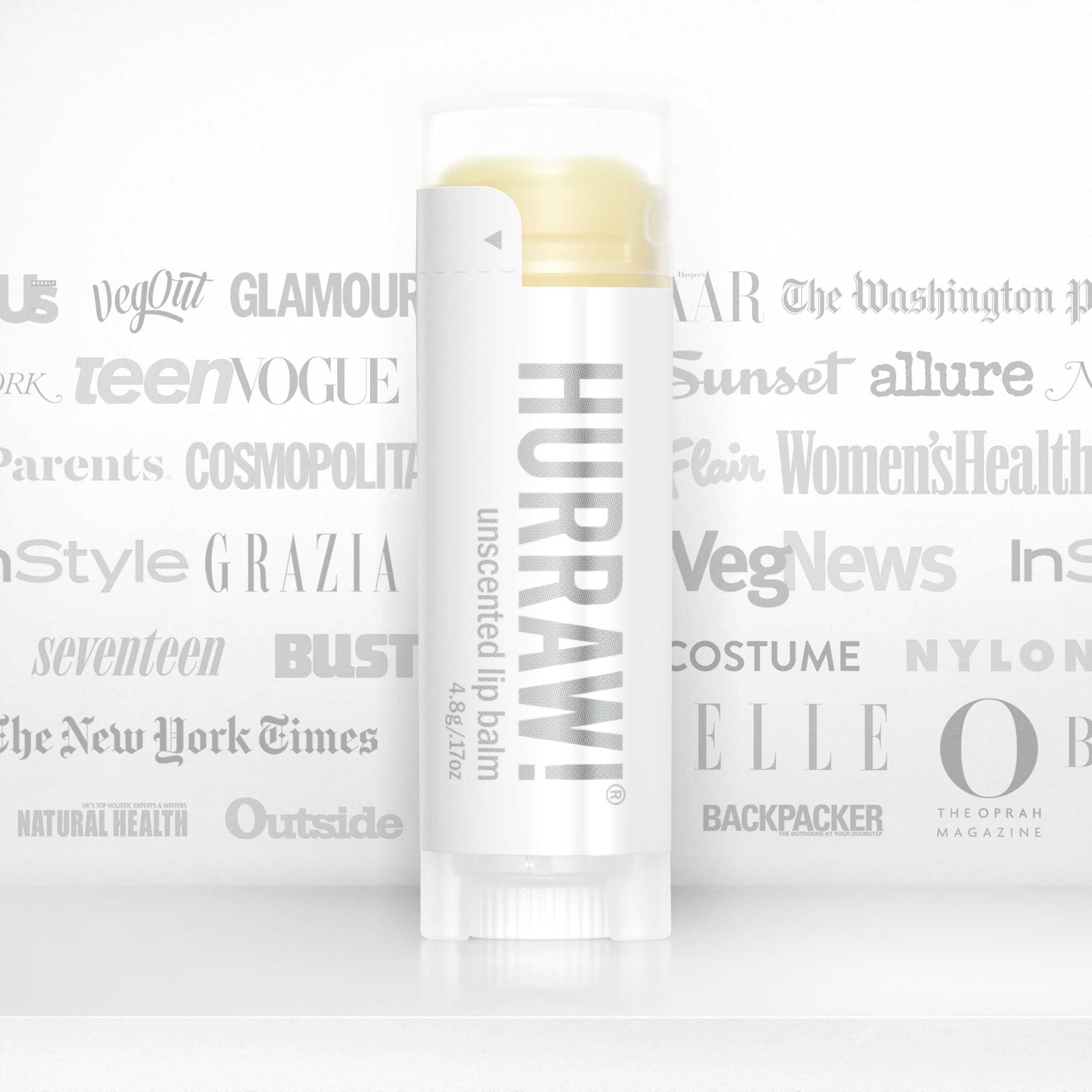 Hurraw! unscented used on cuticle to show versatile moisturizing benefits