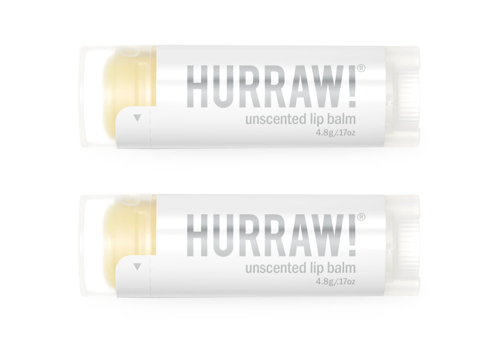 Hurraw! unscented front packaging shows clean minimal box and tubes for simple care