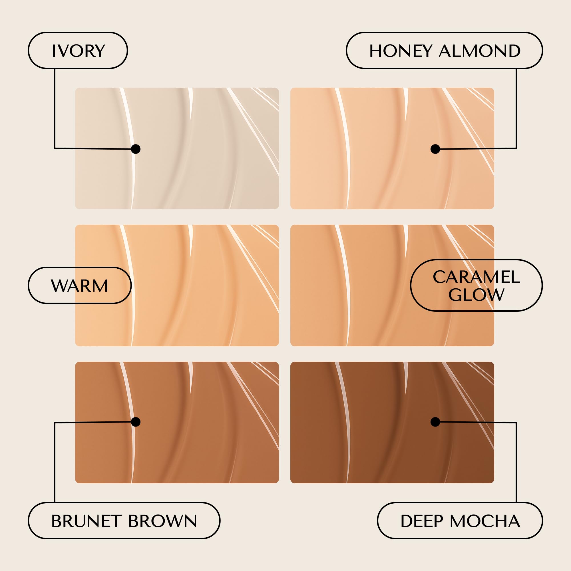Hush Glow compact open with cushion visible for easy, mess-free touch-ups benefit