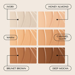 Hush Glow compact open with cushion visible for easy, mess-free touch-ups benefit