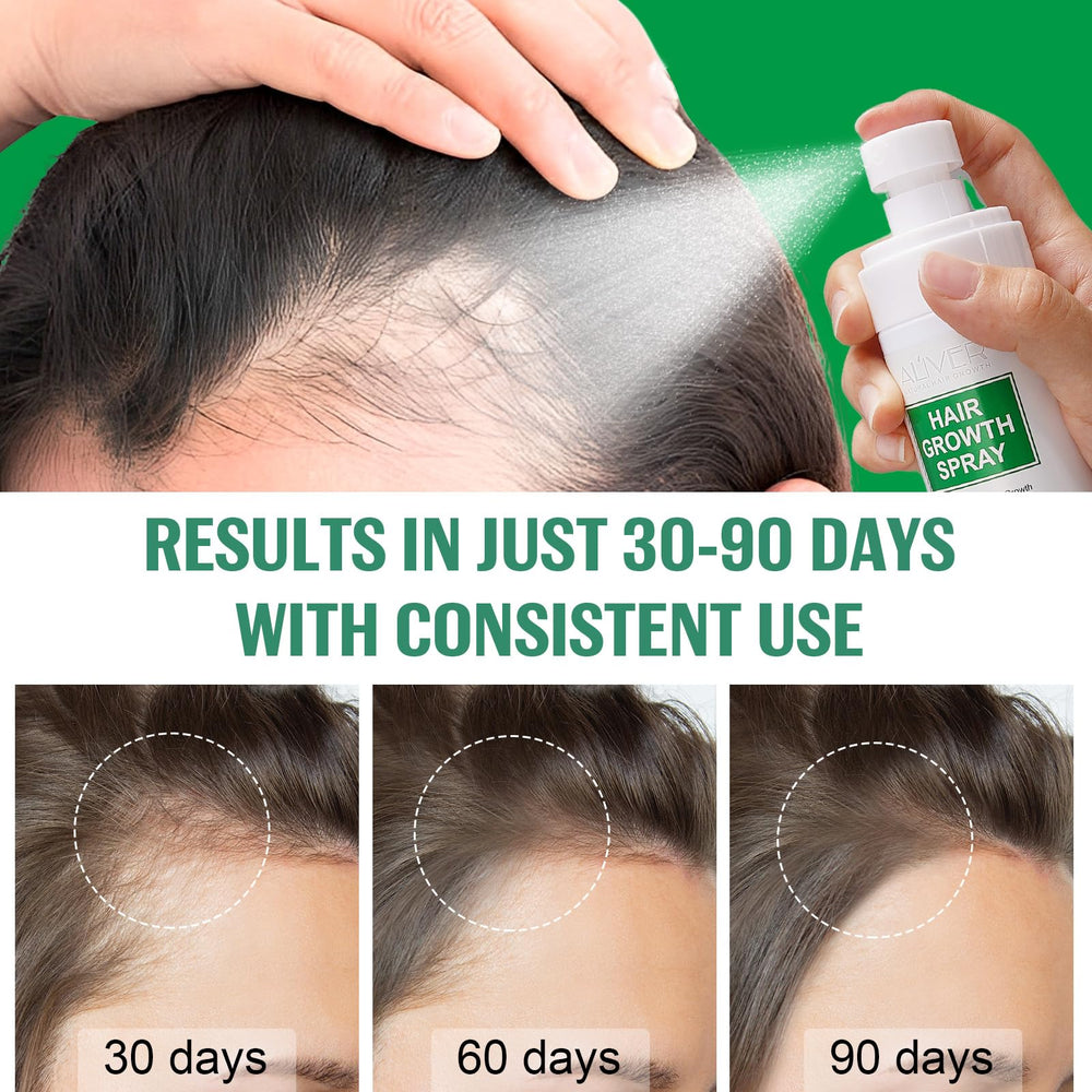 HUYEHF bottle beside oils indicating natural formulation and hair nourishment