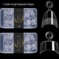 HWHUNO size chart with sample tips illustrating 12 sizes for accurate fit