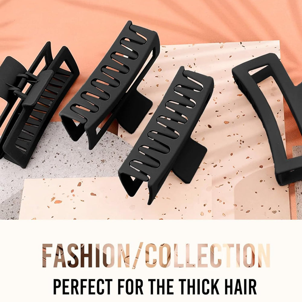 HXOGD clip holding a woman’s updo showing reliable, all-day hold benefit