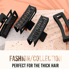 HXOGD clip holding a woman’s updo showing reliable, all-day hold benefit